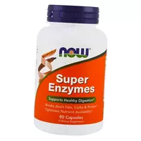 Суперферменты для поддержки пищеварения, Super Enzymes Caps, Now Foods  90капс (69128016)