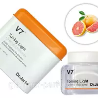 Освітлювальний тонізувальний крем із вітамінним комплексом Dr. Jart+ V7 Toning Light (квадратна банка)