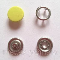 Кнопка 9,5 мм матовая № 23 - желтая