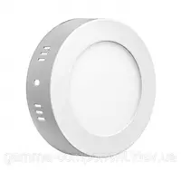 Світлодіодний світильник настінно-стельовий 12Вт, круглий, білий, IP20
