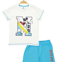 Костюм (футболка, шорты) Mickey Mouse 98 см (3 года) Disney MC18072 Бело-голубой 8691109889874