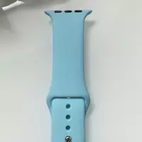 Силиконовый ремешок для умных часов Smart Watch 42/44 (Голубой)