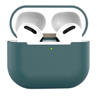 Силіконовий чохол для навушників Airpods 3 (Темно-зелений)
