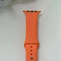 Силиконовый ремешок для умных часов Smart Watch 38/40 (Оранжевый) ОПТ / ДРОП