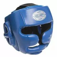 Шлем боксерский с полной защитой BO-1367   XL Сине-серебряный (37363091)
