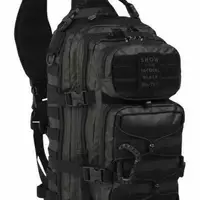 Тактичний  однолямковий рюкзак Mil-Tec Tactical Black one strap larg 29 л. 14059288