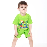 Комплект детский с надписью футболка и шорты