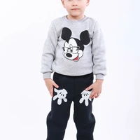 Детский тёплый костюм для мальчиков Микки Маус трехнитка-начес